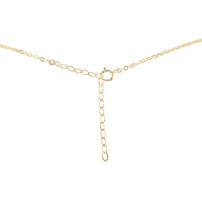 Sparkling Pink Rose Quartz Faceted Bead Bar Necklace - Sparkling Pink Rose Quartz Faceted Bead Bar Necklace - 14k Gold Fill - Luna Tide Handmade Crystal Jewellery