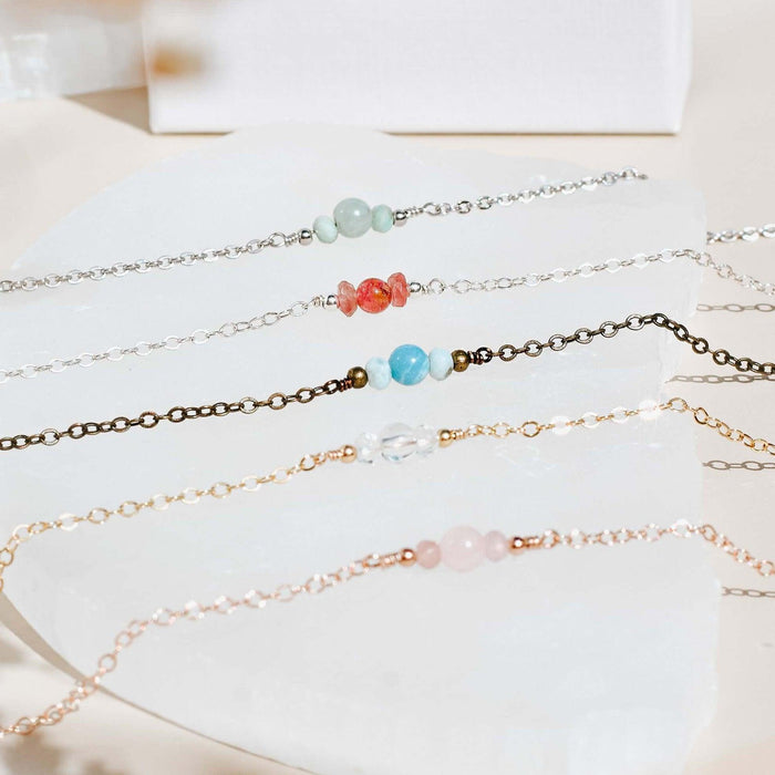 Dainty Choker - Bronze - 14K Gold Fill - Sterling Silver - Stainless Steel - 14K Rose Gold Fill - Luna Tide Handmade Jewellery