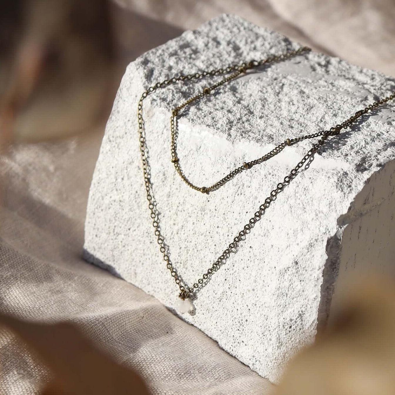 Layered Choker - Bronze - Luna Tide Handmade Jewellery