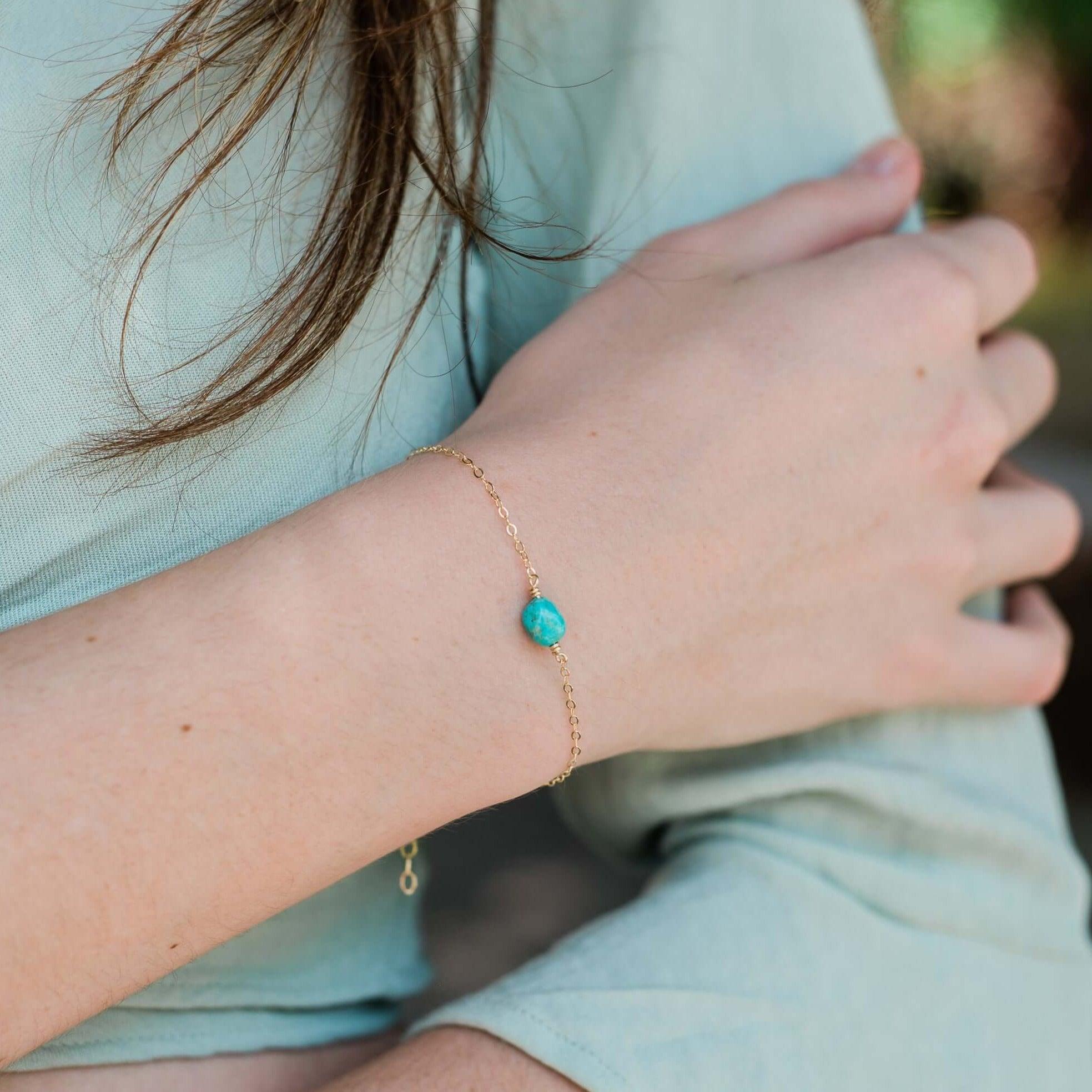 Raw Bracelet - 14K Gold Fill - Luna Tide Handmade Jewellery
