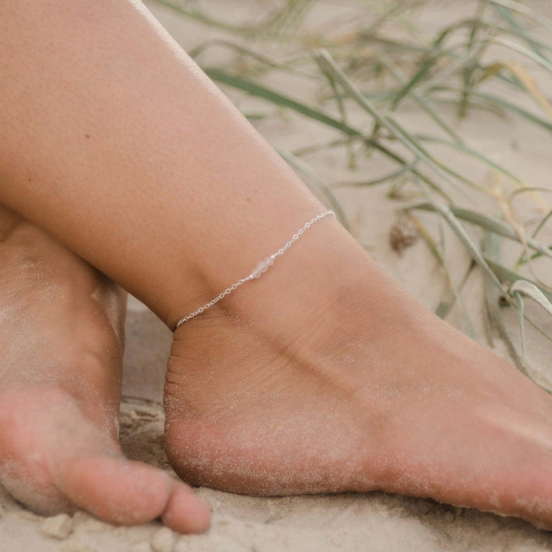 Rose Quartz Anklets