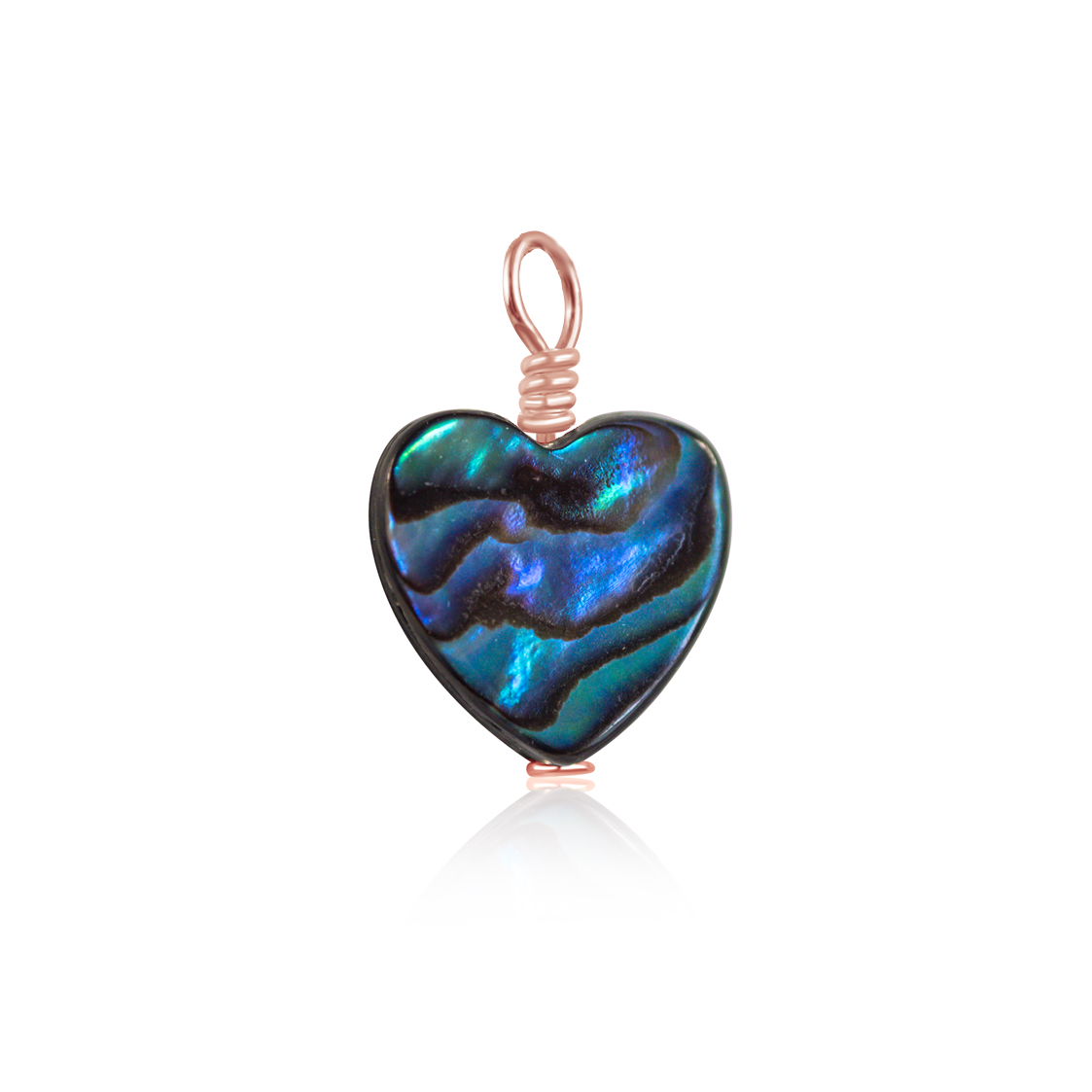 Abalone Shell Heart Pendant