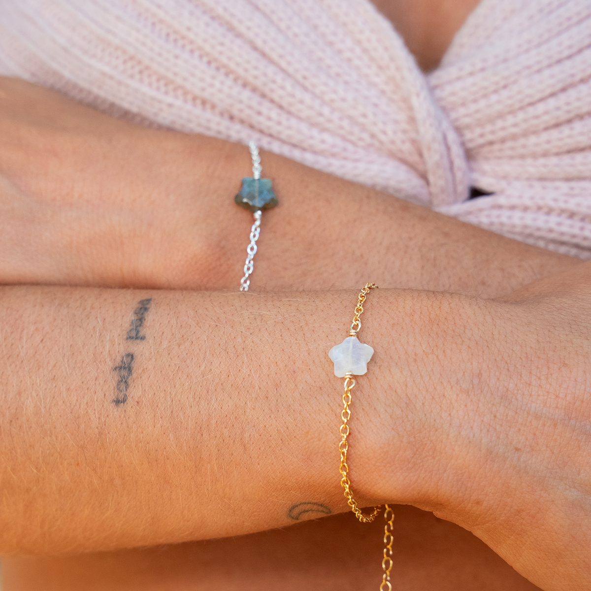 Custom Little Crystal Star Bracelet