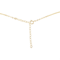 Aquamarine Gemstone Chain Layered Choker Necklace - Aquamarine Gemstone Chain Layered Choker Necklace - Sterling Silver - Luna Tide Handmade Crystal Jewellery
