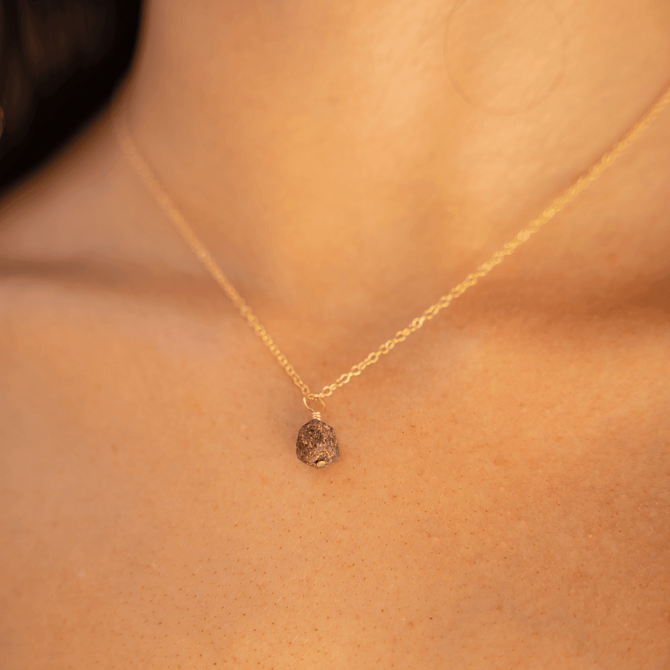 Raw Earth Red Ruby Natural Crystal Pendant Necklace - Raw Earth Red Ruby Natural Crystal Pendant Necklace - Sterling Silver / Satellite - Luna Tide Handmade Crystal Jewellery