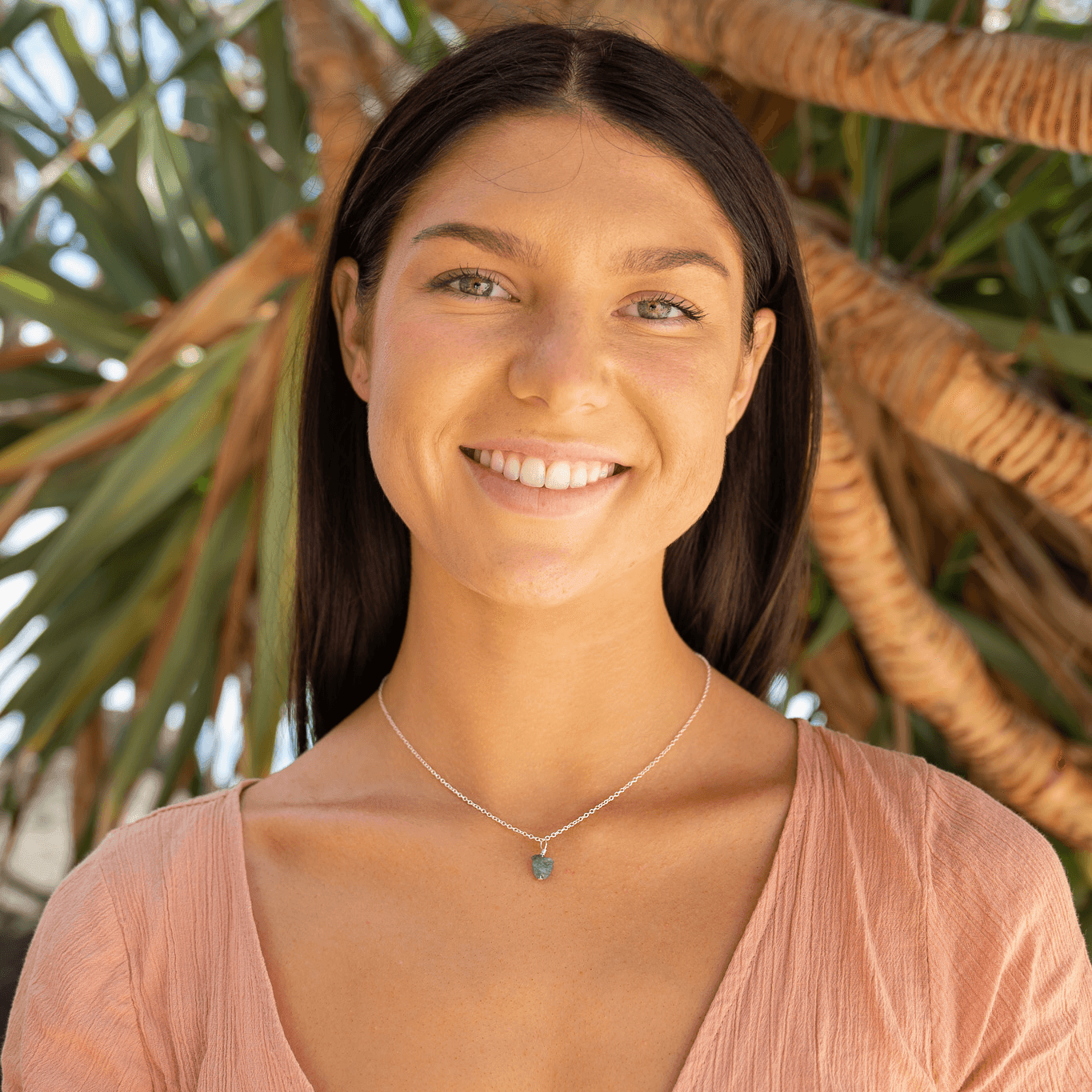 Raw Tanzanite Natural Crystal Pendant Necklace - Raw Tanzanite Natural Crystal Pendant Necklace - 14k Gold Fill / Satellite - Luna Tide Handmade Crystal Jewellery