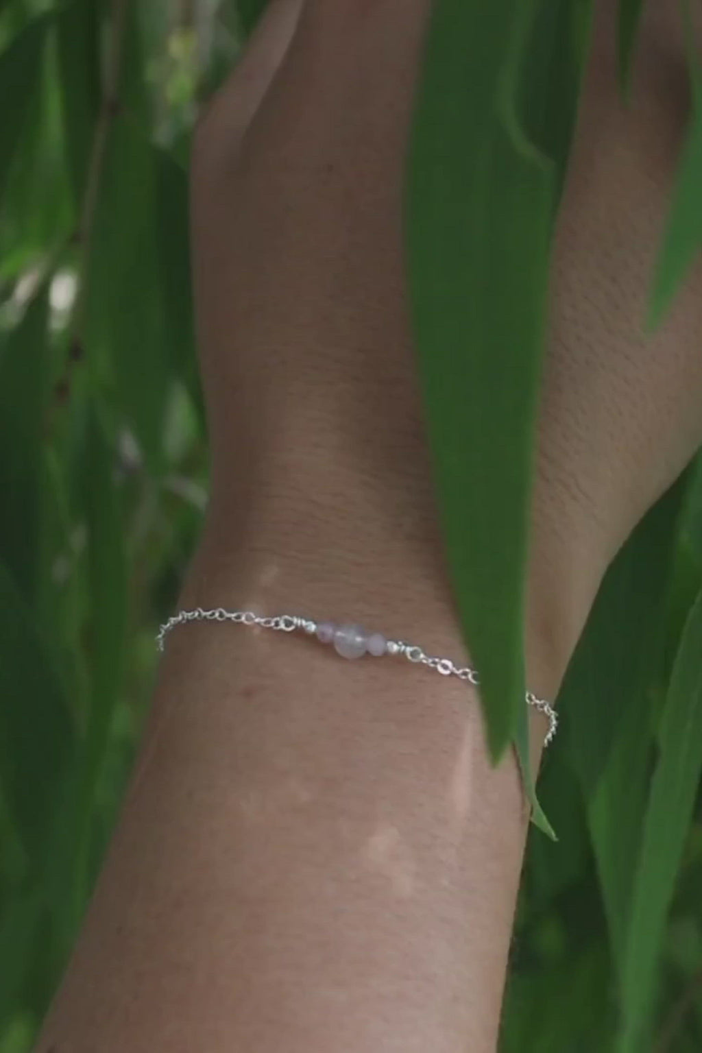 Dainty Rose Quartz Gemstone Bracelet