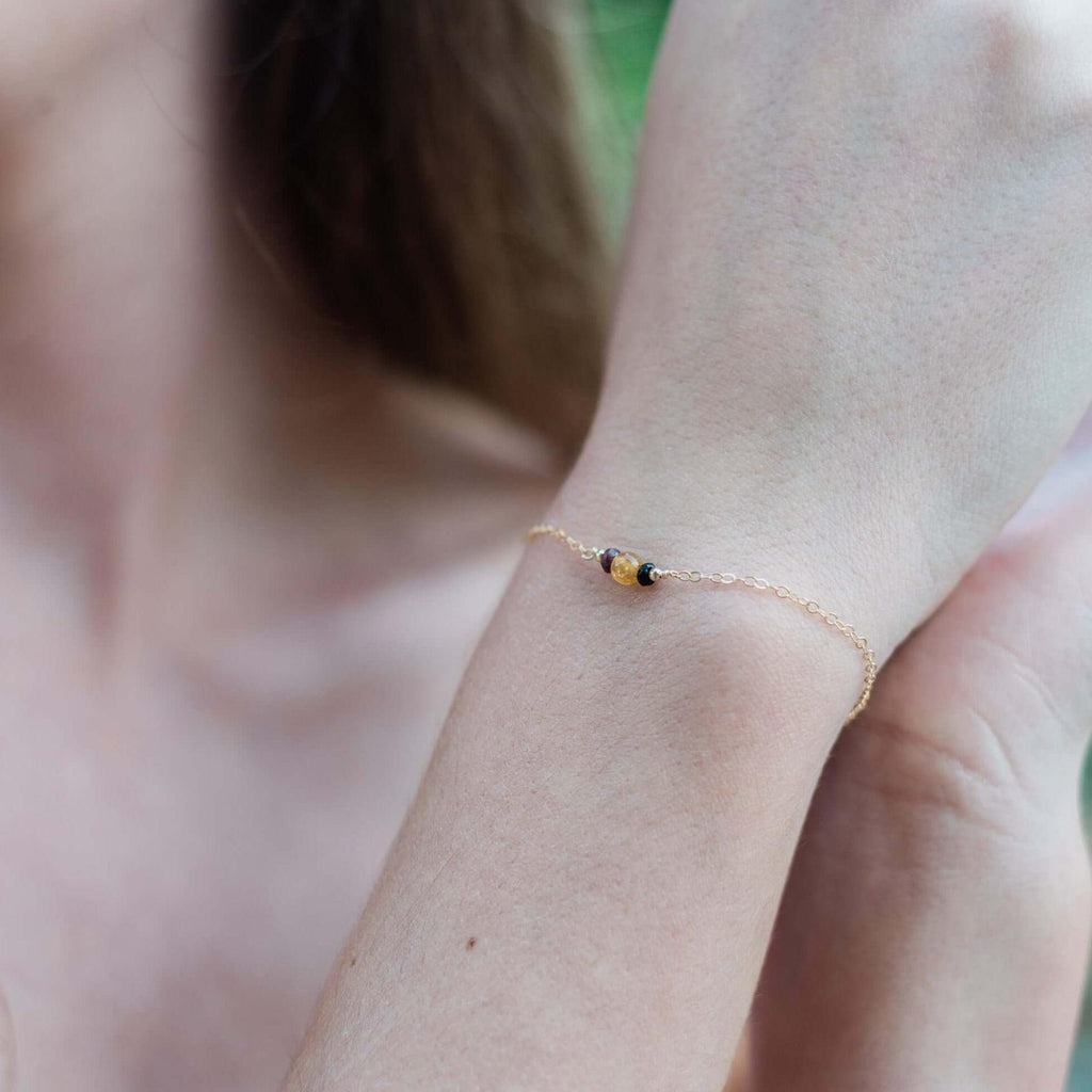 Dainty Bracelet - 14K Gold Fill - Luna Tide Handmade Jewellery