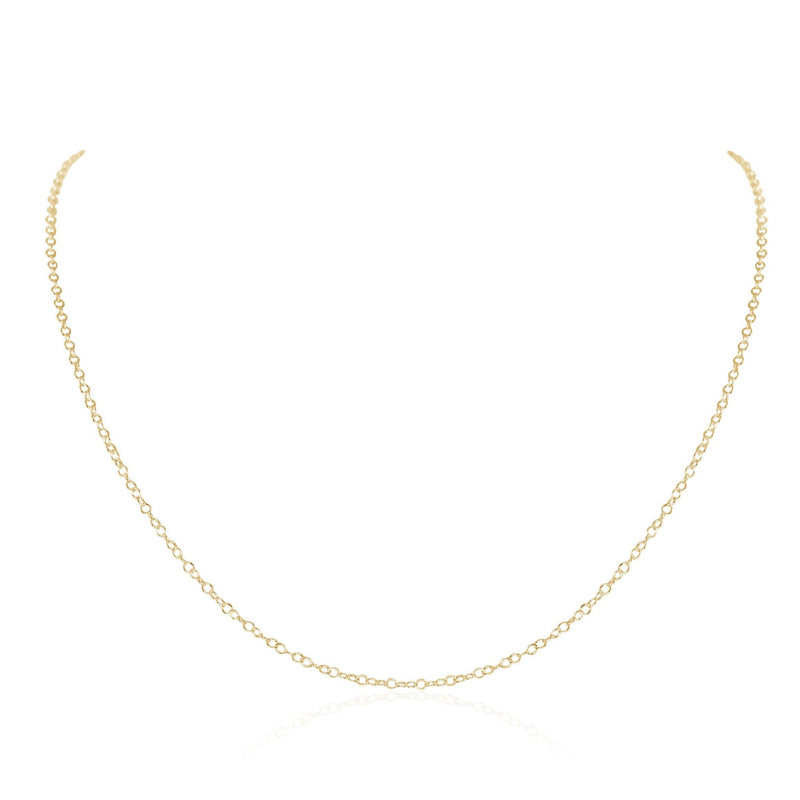 Simple Chain Necklace - 14K Gold Fill - Luna Tide Handmade Jewellery